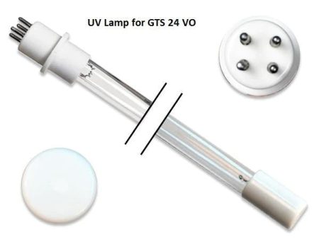 CureUV Brand UVC Bulb for Steril-Aire - GTS 24 VO UV Light Bulb for Germicidal Air Treatment Online Sale