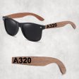 A320 Flat Text Designed Sun Glasses Hot on Sale