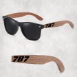 787 Flat Text Designed Sun Glasses on Sale