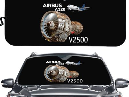 Airbus A320 & V2500 Engine Designed Car Sun Shade For Cheap