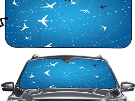 Travelling with Aircraft Designed Car Sun Shade Fashion