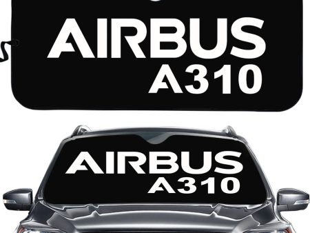 Airbus A310 & Text Designed Car Sun Shade Sale