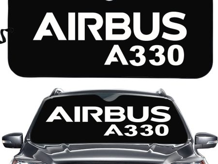 Airbus A330 & Text Designed Car Sun Shade Fashion