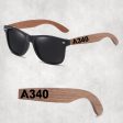 A340 Flat Text Designed Sun Glasses Online now