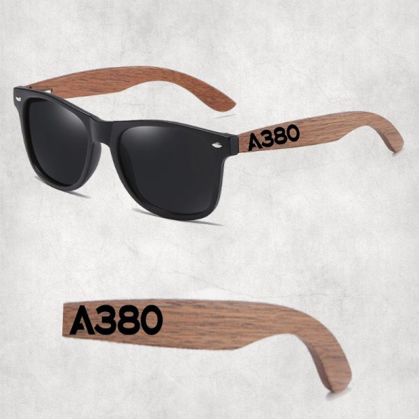 A380 Flat Text Designed Sun Glasses Cheap