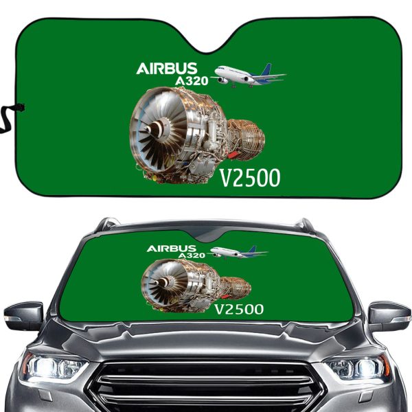 Airbus A320 & V2500 Engine Designed Car Sun Shade For Cheap