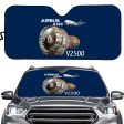 Airbus A320 & V2500 Engine Designed Car Sun Shade For Cheap