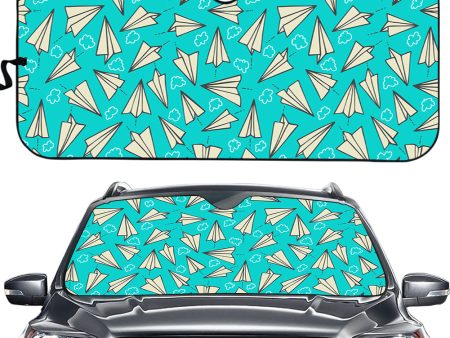 Super Cool Paper Airplanes Designed Car Sun Shade Cheap