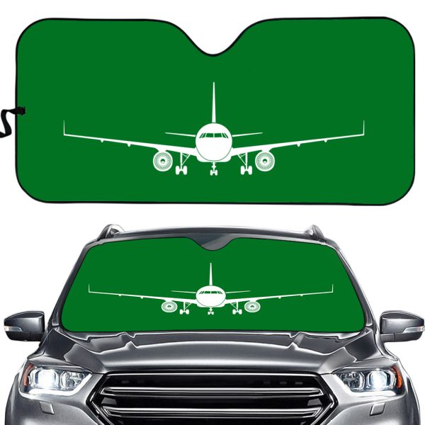 Airbus A320 Silhouette Designed Car Sun Shade Online now