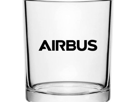 Airbus & Text Designed Special Whiskey Glasses Fashion