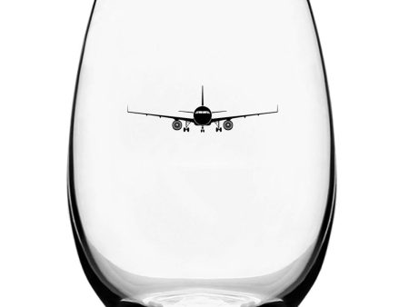 Airbus A320 Silhouette Designed Beer & Water Glasses Supply