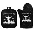 Air Traffic Controllers - We Rule The Sky Designed Kitchen Glove & Holder For Sale