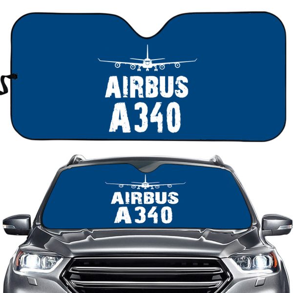 Airbus A340 & Plane Designed Car Sun Shade Discount