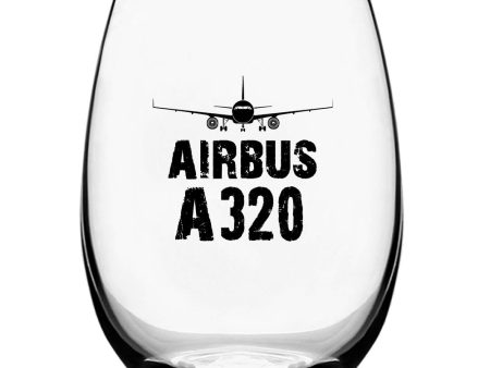 Airbus A320 & Plane Designed Beer & Water Glasses Online now