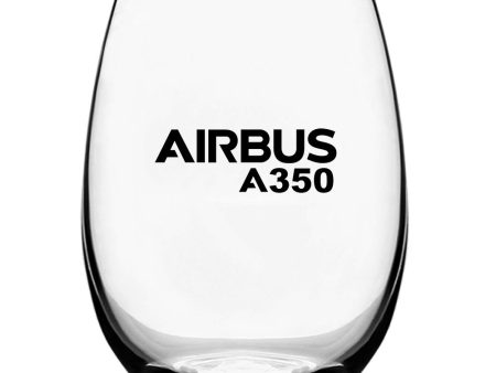 Airbus A350 & Text Designed Water & Drink Glasses For Discount