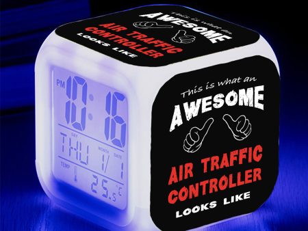 Air Traffic Controller Designed  7 Colour  Digital Alarm Clock Online Hot Sale