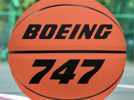 747 Flat Text Designed Basketball Supply