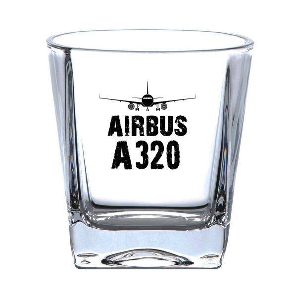 Airbus A320 & Plane Designed Whiskey Glass Online