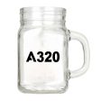 A320 Flat Text Designed Cocktail Glasses Discount