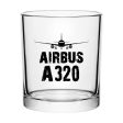 Airbus A320 & Plane Designed Special Whiskey Glasses Online Hot Sale