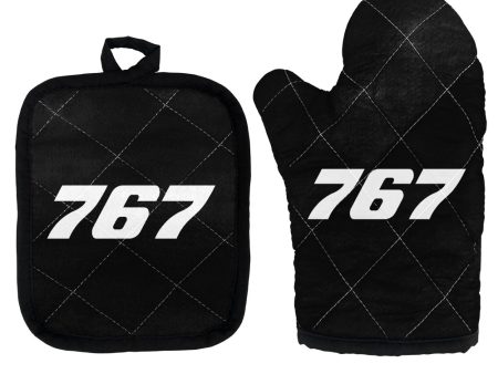 767 Flat Text Designed Kitchen Glove & Holder Sale