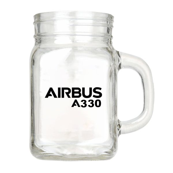 Airbus A330 & Text Designed Cocktail Glasses Online now