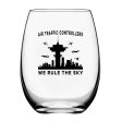 Air Traffic Controllers - We Rule The Sky Designed Beer & Water Glasses on Sale