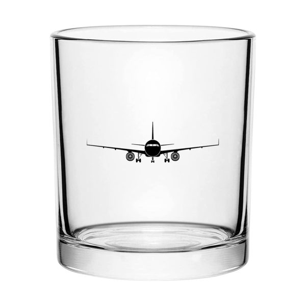 Airbus A320 Silhouette Designed Special Whiskey Glasses Online