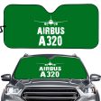 Airbus A320 & Plane Designed Car Sun Shade For Discount