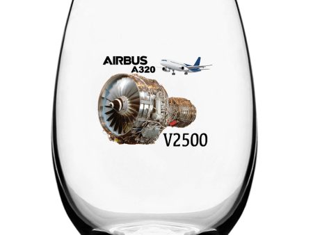 Airbus A320 & V2500 Engine Designed Beer & Water Glasses Online Sale