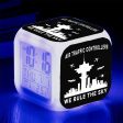 Air Traffic Controllers - We Rule The Sky Designed  7 Colour  Digital Alarm Clock Supply