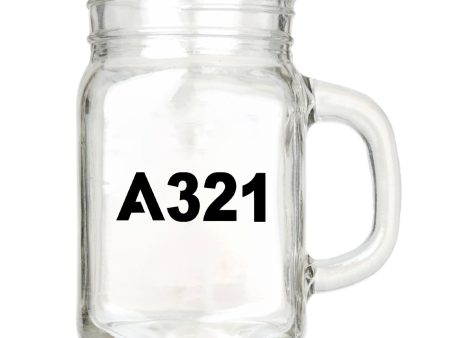 A321 Flat Text Designed Cocktail Glasses Online