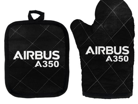 Airbus A350 & Text Designed Kitchen Glove & Holder Online Hot Sale