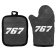 767 Flat Text Designed Kitchen Glove & Holder Sale