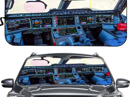 Airbus A350 Cockpit Designed Car Sun Shade Supply