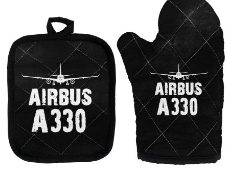 Airbus A330 & Plane Designed Kitchen Glove & Holder Online Hot Sale