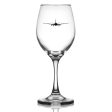 Airbus A330 Silhouette Designed Wine Glasses Online