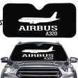 Airbus A320 Printed Designed Car Sun Shade Online Sale