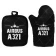 Airbus A321 & Plane Designed Kitchen Glove & Holder Sale