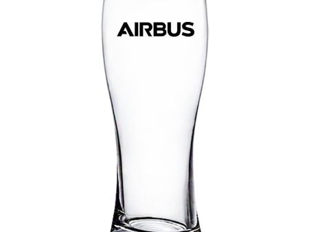 Airbus & Text Designed Pilsner Beer Glasses Fashion