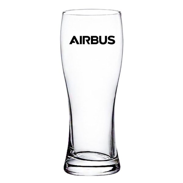 Airbus & Text Designed Pilsner Beer Glasses Fashion