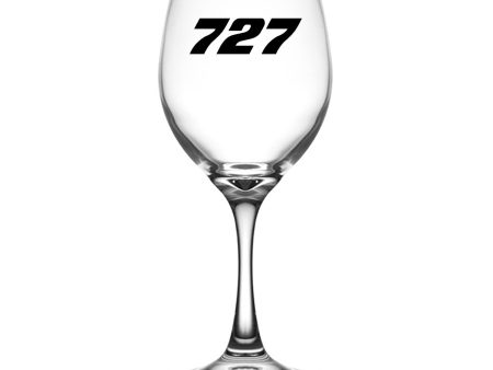 727 Flat Text Designed Wine Glasses on Sale