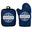 %100 Original Aviator Designed Kitchen Glove & Holder Sale