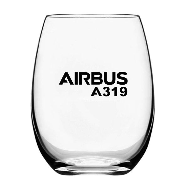 Airbus A319 & Text Designed Beer & Water Glasses Discount