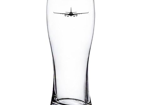 Airbus A330 Silhouette Designed Pilsner Beer Glasses Discount