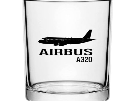 Airbus A320 Printed Designed Special Whiskey Glasses on Sale