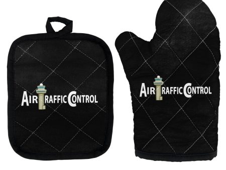 Air Traffic Control Designed Kitchen Glove & Holder Sale