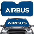 Airbus & Text Designed Car Sun Shade Cheap