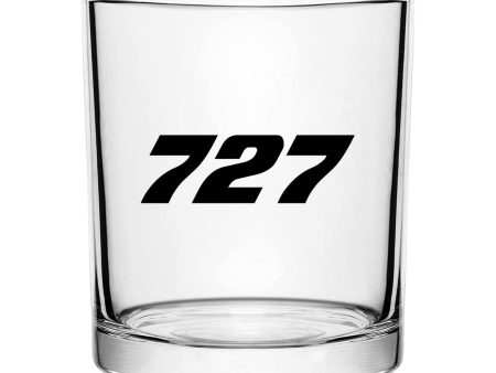 727 Flat Text Designed Special Whiskey Glasses Online Sale