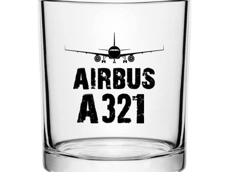 Airbus A321 & Plane Designed Special Whiskey Glasses Online Sale